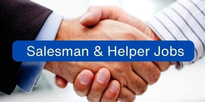 salesman and helper jobs in uae