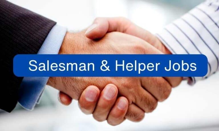 salesman and helper jobs in uae