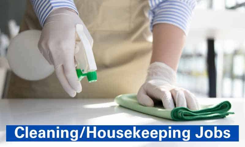 cleaning and houskeeping jobs in Canada